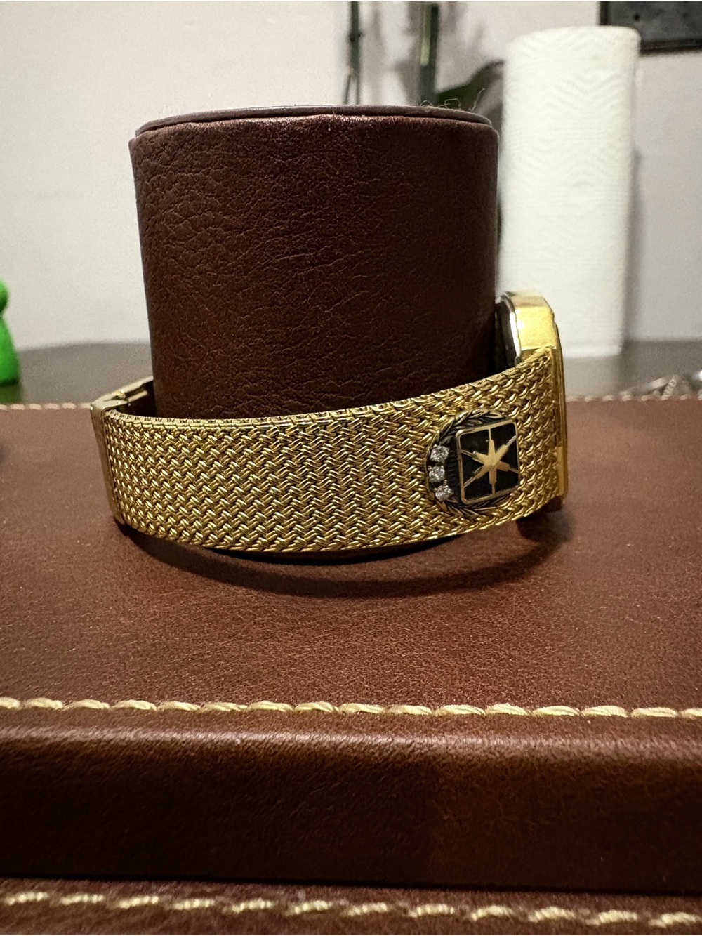 Bulova Gold Tone Women's Mesh Bracelet Watch - Picture 3 of 8